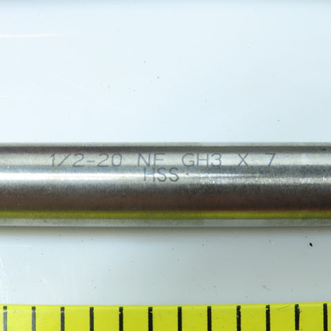 Misc. 3/8"-16 To 7/8"-9 Hand Plug Tap 4 Flute Lot of 8