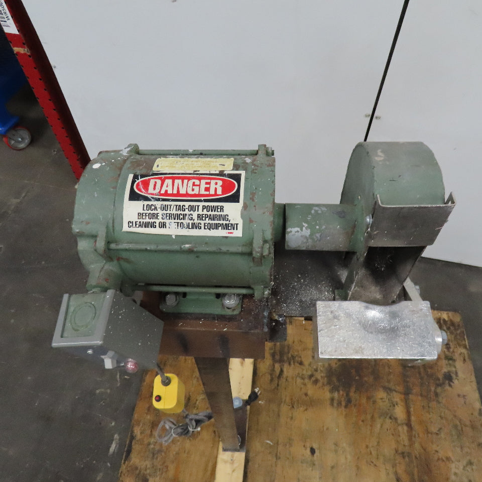 6" 110V Bench Grinder Wire Brush Wheel On Pedestal Stand