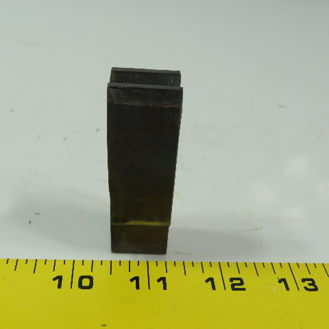 7/8" Press Brake 90° Forming V Angle Die Block 1/2" Tang 2-1/2"H x " 7/8Thick