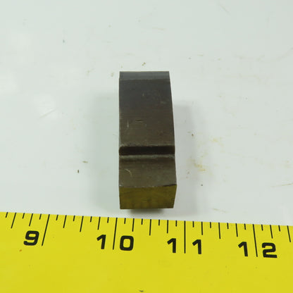 7/8" Press Brake 90° Forming V Angle Die Block 1/2" Tang 2-1/2"H x " 7/8Thick