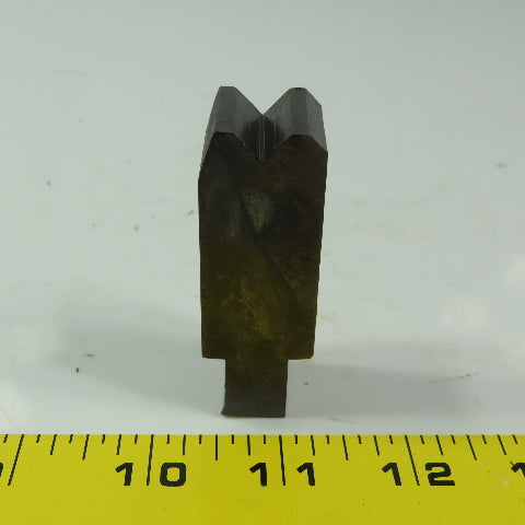 7/8" Press Brake 90° Forming V Angle Die Block 1/2" Tang 2-1/2"H x " 7/8Thick