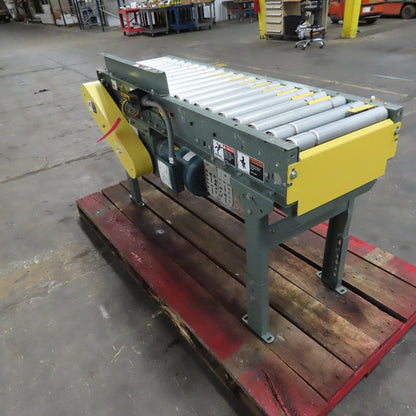 Hytrol 14" x 59" Belt Driven Live Roller Conveyor .5Hp 208-230/460V 48.5FPM