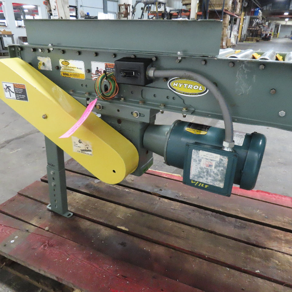 Hytrol 14" x 59" Belt Driven Live Roller Conveyor .5Hp 208-230/460V 48.5FPM
