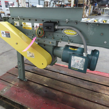 Hytrol 14" x 59" Belt Driven Live Roller Conveyor .5Hp 208-230/460V 48.5FPM