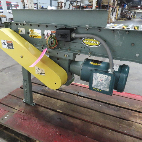 Hytrol 14" x 59" Belt Driven Live Roller Conveyor .5Hp 208-230/460V 48.5FPM