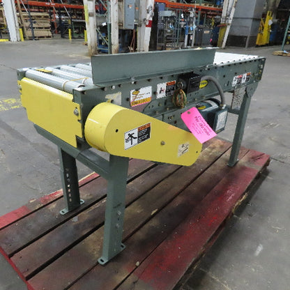 Hytrol 14" x 59" Belt Driven Live Roller Conveyor .5Hp 208-230/460V 48.5FPM