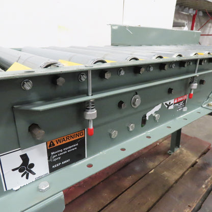 Hytrol 14" x 59" Belt Driven Live Roller Conveyor .5Hp 208-230/460V 48.5FPM