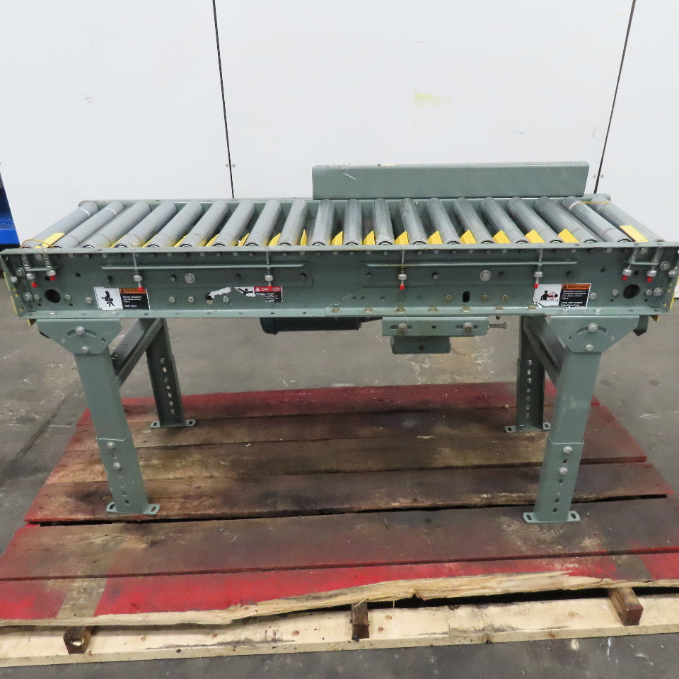 Hytrol 14" x 59" Belt Driven Live Roller Conveyor .5Hp 208-230/460V 48.5FPM