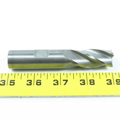 Fullerton 3/4" Square End Mill 4 Flute Center Cutting 1-5/8" LOC 4" OAL