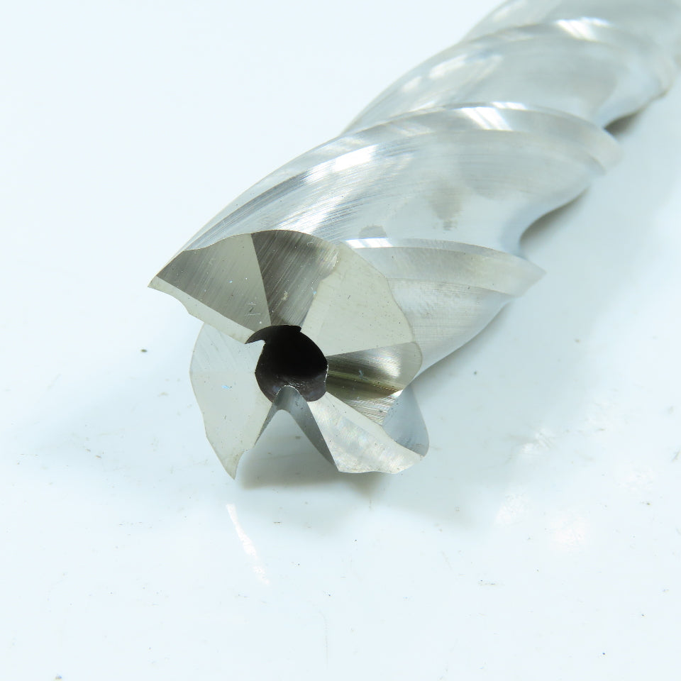 Niagara 1" Square End Mill 4 Flute Non Center Cutting 6-1/2" OAL