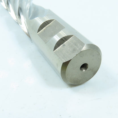 Niagara 1" Square End Mill 4 Flute Non Center Cutting 6-1/2" OAL