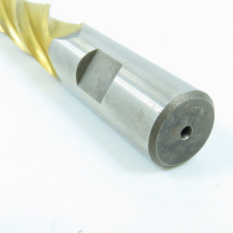 Izar 3/4" Square End Mill 4 Flute Center Cutting 5-1/4" OAL TiN Coated
