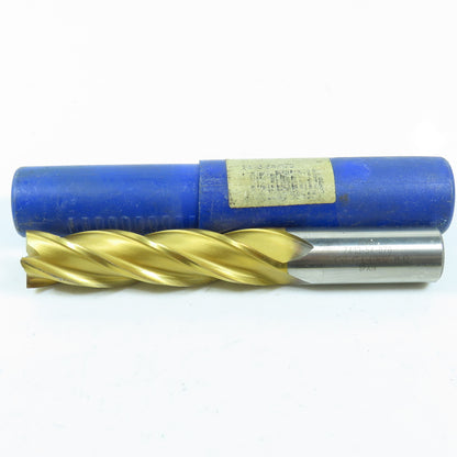 Izar 3/4" Square End Mill 4 Flute Center Cutting 5-1/4" OAL TiN Coated