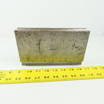 8" Press Brake 90° Forming V Angle Die Block 1/2" Tang 4-3/4"H x 1-1/4" T