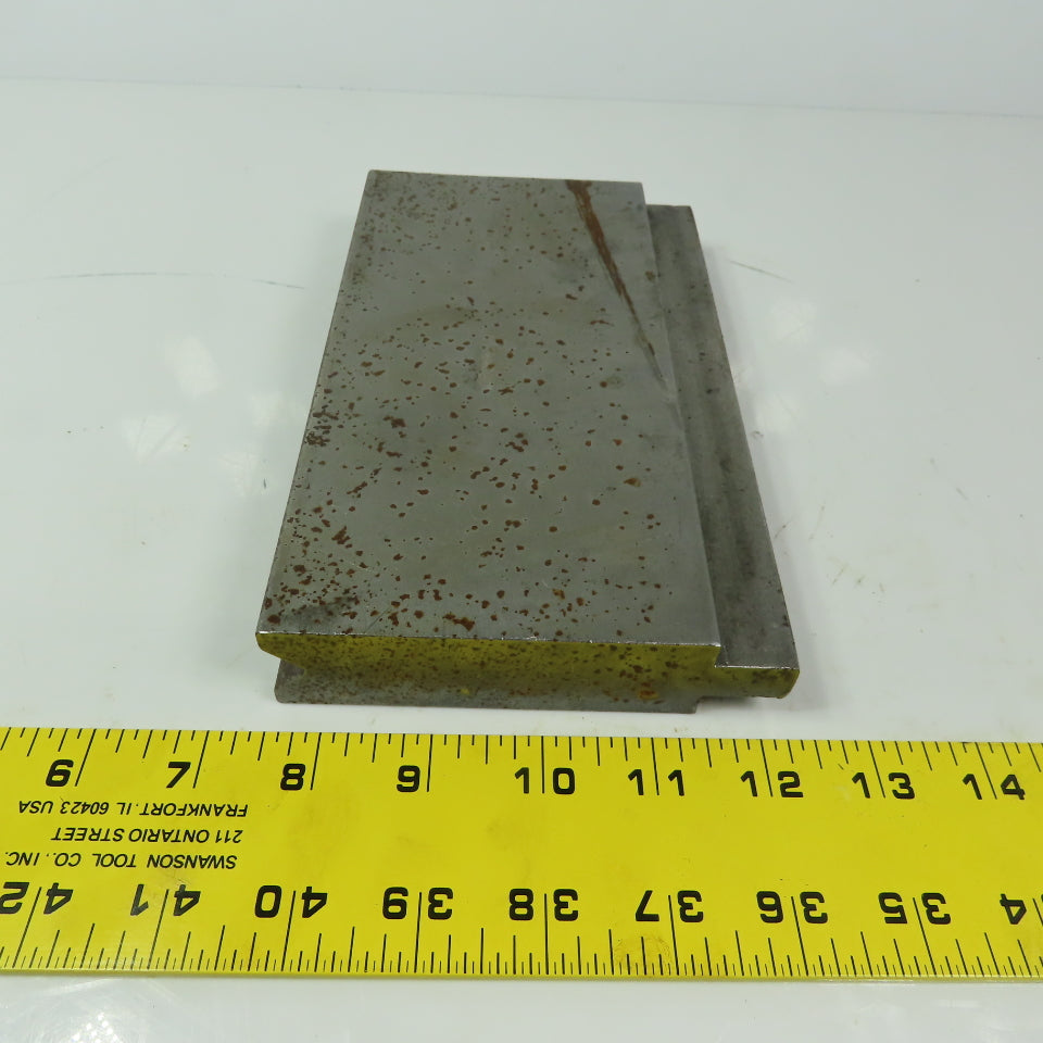 8" Press Brake 90° Forming V Angle Die Block 1/2" Tang 4-3/4"H x 1-1/4" T