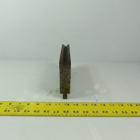 8" Press Brake 90° Forming V Angle Die Block 1/2" Tang 4-3/4"H x 1-1/4" T