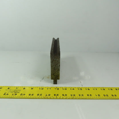 8" Press Brake 90° Forming V Angle Die Block 1/2" Tang 4-3/4"H x 1-1/4" T