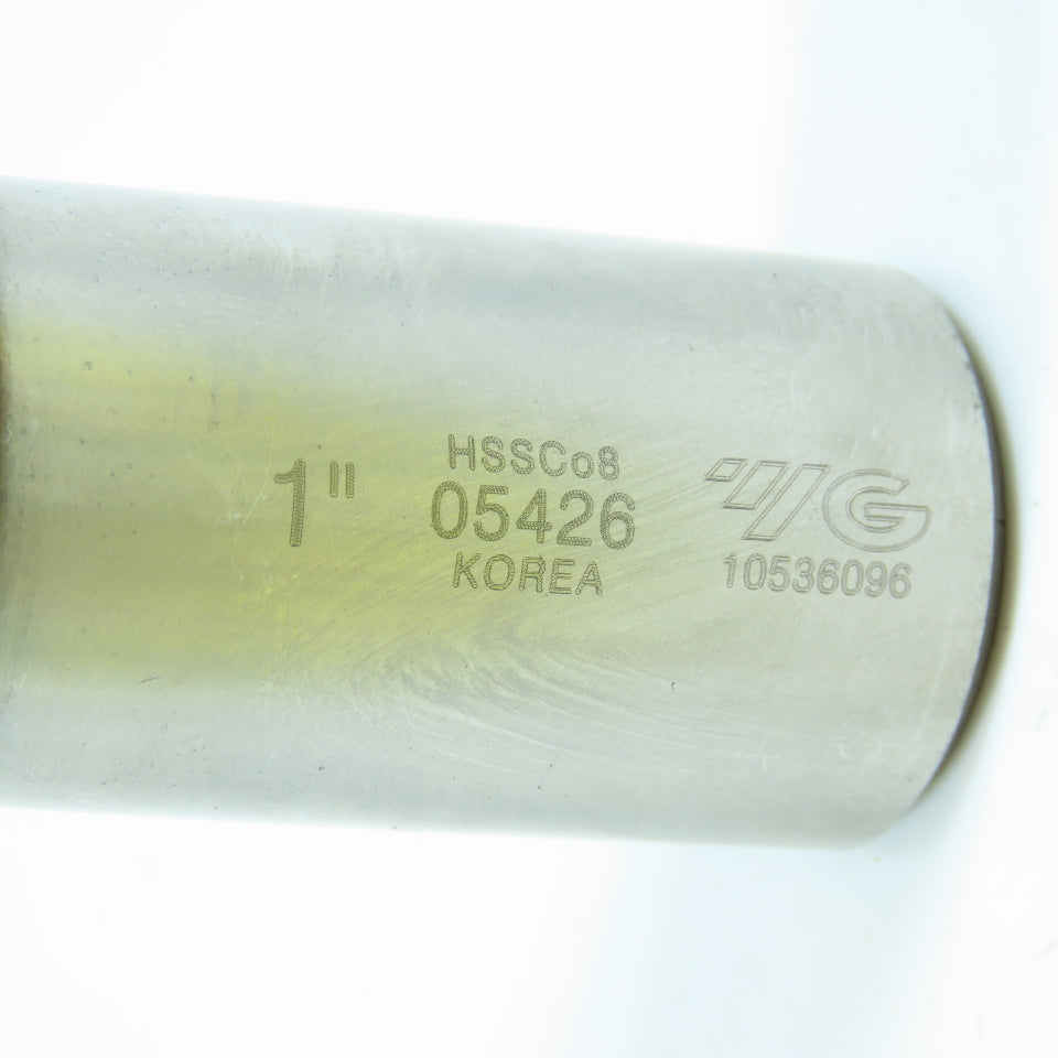 YG-1 1" Square End Mill 4 Flute Non Center Cutting 4" LOC 6-1/4" OAL