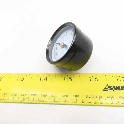 Pitanco 151A13 1/8NPT Back Connection Air Pressure Gauge 0-160 PSI