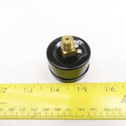 Pitanco 151A13 1/8NPT Back Connection Air Pressure Gauge 0-160 PSI