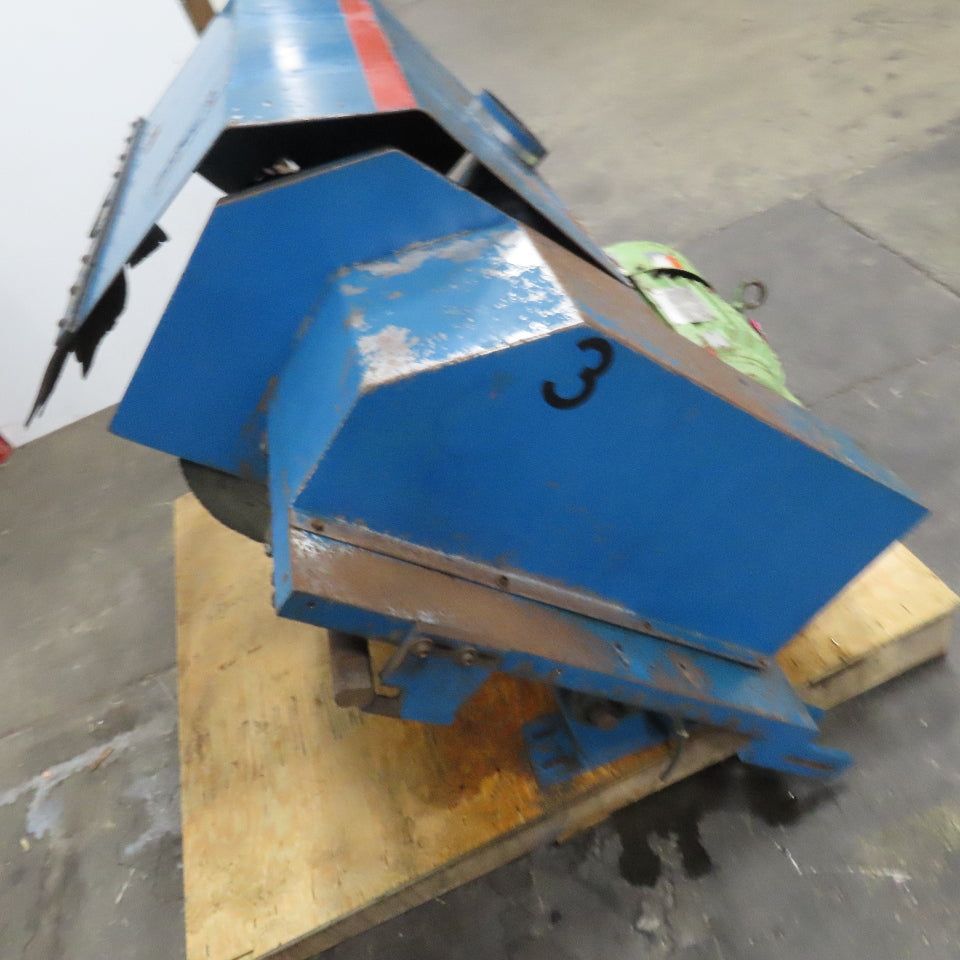 Rand Bright Horizontal Centerless Grinding Buffing Head Assembly 10Hp 1740 RPM