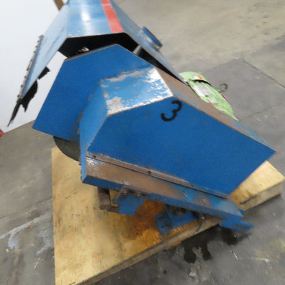 Rand Bright Horizontal Centerless Grinding Buffing Head Assembly 10Hp 1740 RPM