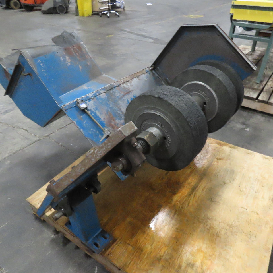 Rand Bright Horizontal Centerless Grinding Buffing Head Assembly 10Hp 1740 RPM