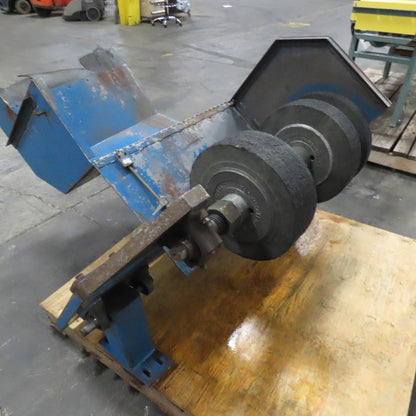 Rand Bright Horizontal Centerless Grinding Buffing Head Assembly 10Hp 1740 RPM