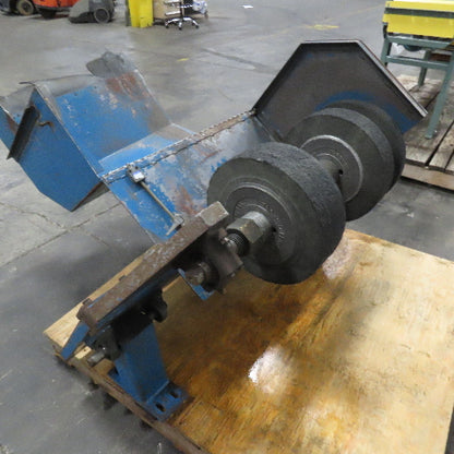 Rand Bright Horizontal Centerless Grinding Buffing Head Assembly 10Hp 1740 RPM