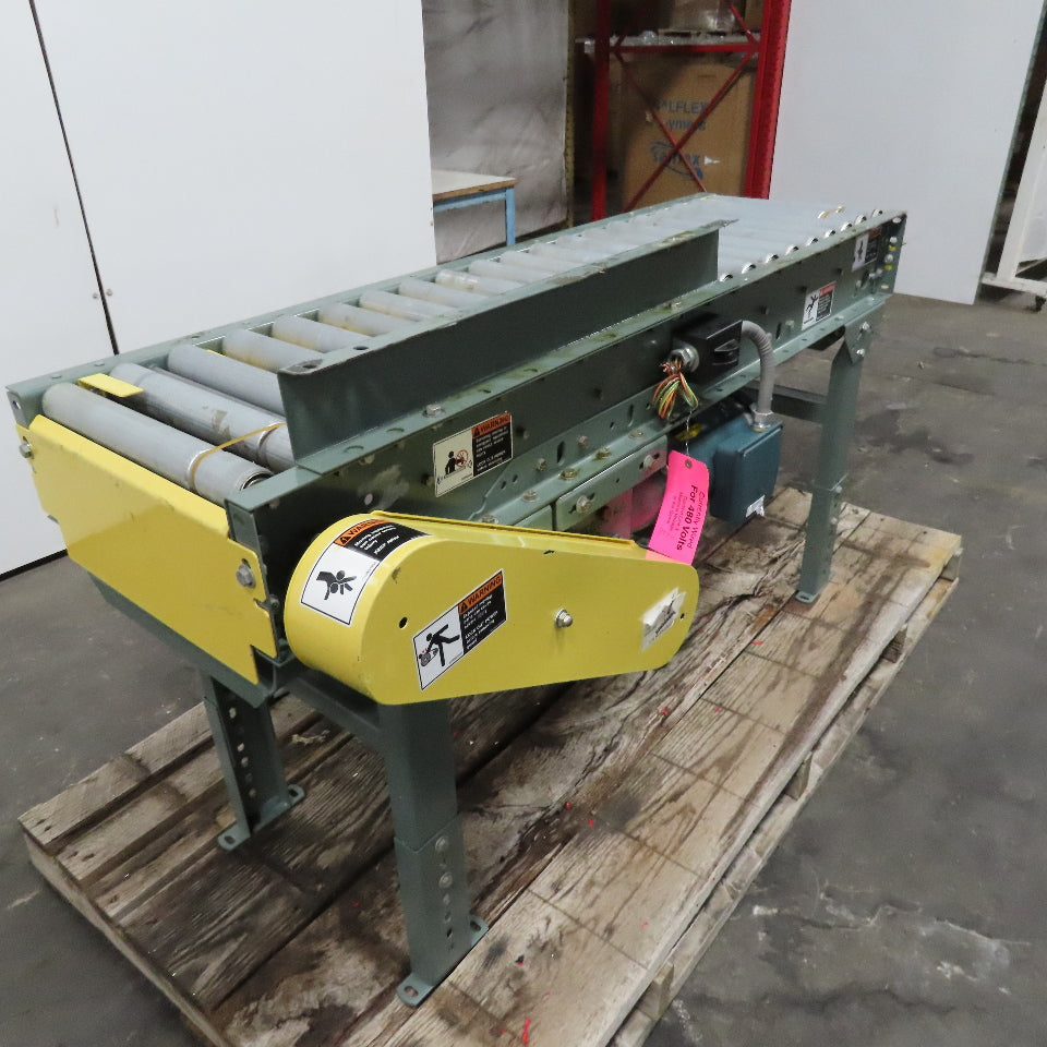 Hytrol 14" x 59" Belt Driven Live Roller Conveyor .5Hp 208-230/460V 48.5FPM