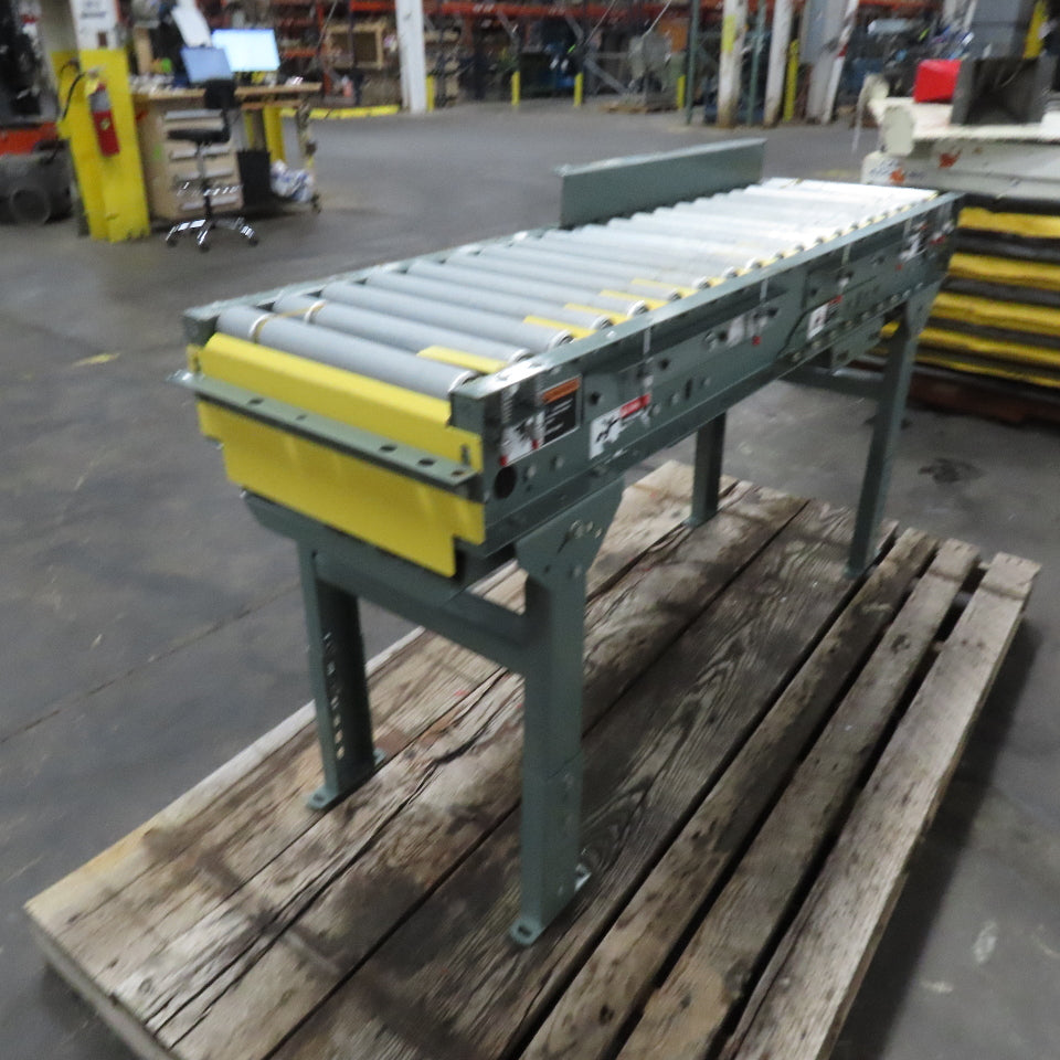 Hytrol 14" x 59" Belt Driven Live Roller Conveyor .5Hp 208-230/460V 48.5FPM