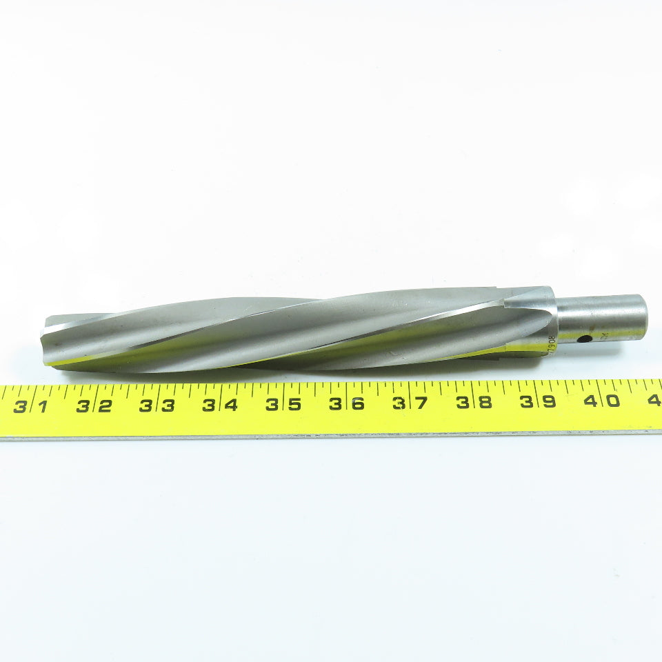 25mm Taper Pin Reamer Spiral 5 Flute 7-1/4" LOC 9-5/8" OAL 3/4" Shank