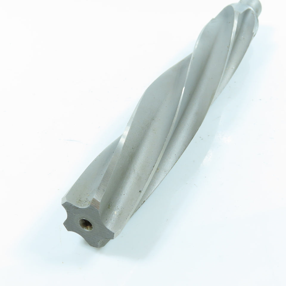 25mm Taper Pin Reamer Spiral 5 Flute 7-1/4" LOC 9-5/8" OAL 3/4" Shank