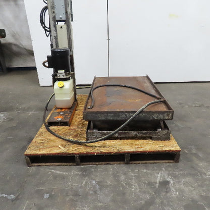 1 Ton 2000Lbs. 42" x 26" Electric Lift Table 10-33" Height 480V 3Ph