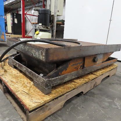 1 Ton 2000Lbs. 42" x 26" Electric Lift Table 10-33" Height 480V 3Ph