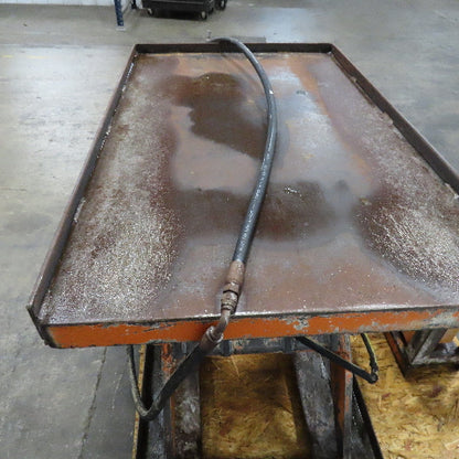 1 Ton 2000Lbs. 42" x 26" Electric Lift Table 10-33" Height 480V 3Ph