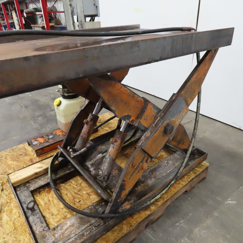 1 Ton 2000Lbs. 42" x 26" Electric Lift Table 10-33" Height 480V 3Ph