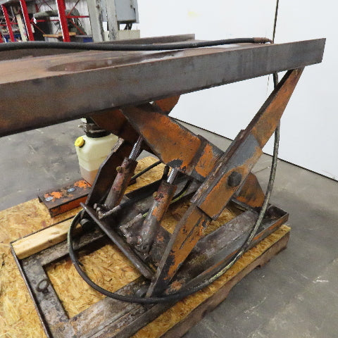 1 Ton 2000Lbs. 42" x 26" Electric Lift Table 10-33" Height 480V 3Ph