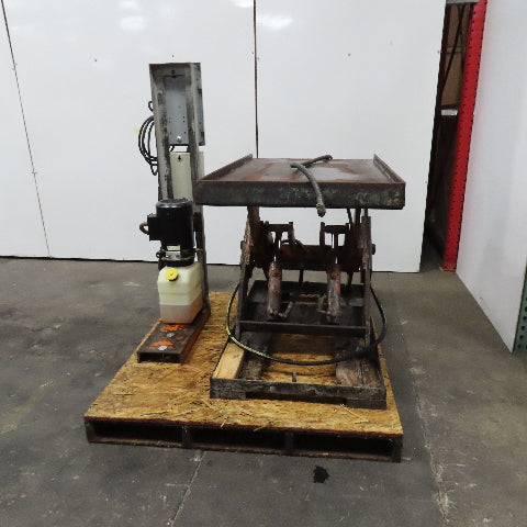 1 Ton 2000Lbs. 42" x 26" Electric Lift Table 10-33" Height 480V 3Ph