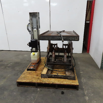 1 Ton 2000Lbs. 42" x 26" Electric Lift Table 10-33" Height 480V 3Ph