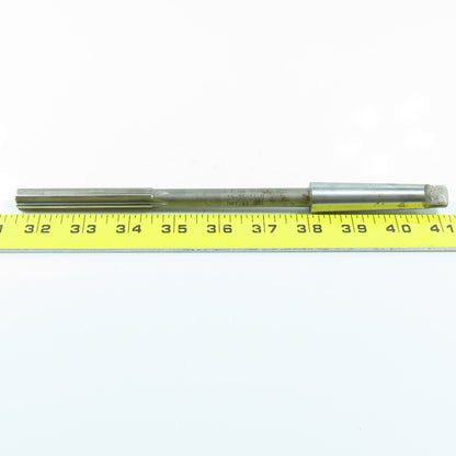 1/2" Straight 6 Flute Reamer MT2 Morse Taper Shank 3" LOC 9-3/4" OAL