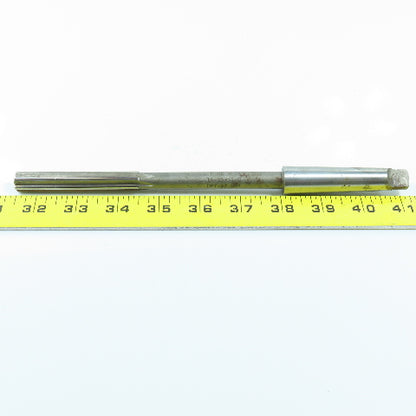1/2" Straight 6 Flute Reamer MT2 Morse Taper Shank 3" LOC 9-3/4" OAL