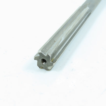 1/2" Straight 6 Flute Reamer MT2 Morse Taper Shank 3" LOC 9-3/4" OAL