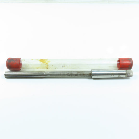 1/2" Straight 6 Flute Reamer MT2 Morse Taper Shank 3" LOC 9-3/4" OAL