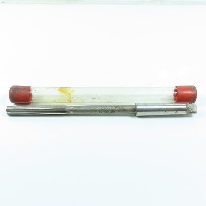 1/2" Straight 6 Flute Reamer MT2 Morse Taper Shank 3" LOC 9-3/4" OAL