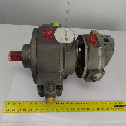 Moog HP-R18XX 	HP-R18B1 Hydraulic 2 Stage Combination Pump 32/100ccm/rev