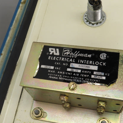 Hoffman 30" x 24" x 8" Wall Mount Electrical Enclosure W/Backplate & Hinged Door