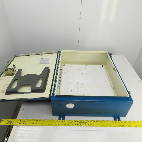 Hoffman 30" x 24" x 8" Wall Mount Electrical Enclosure W/Backplate & Hinged Door