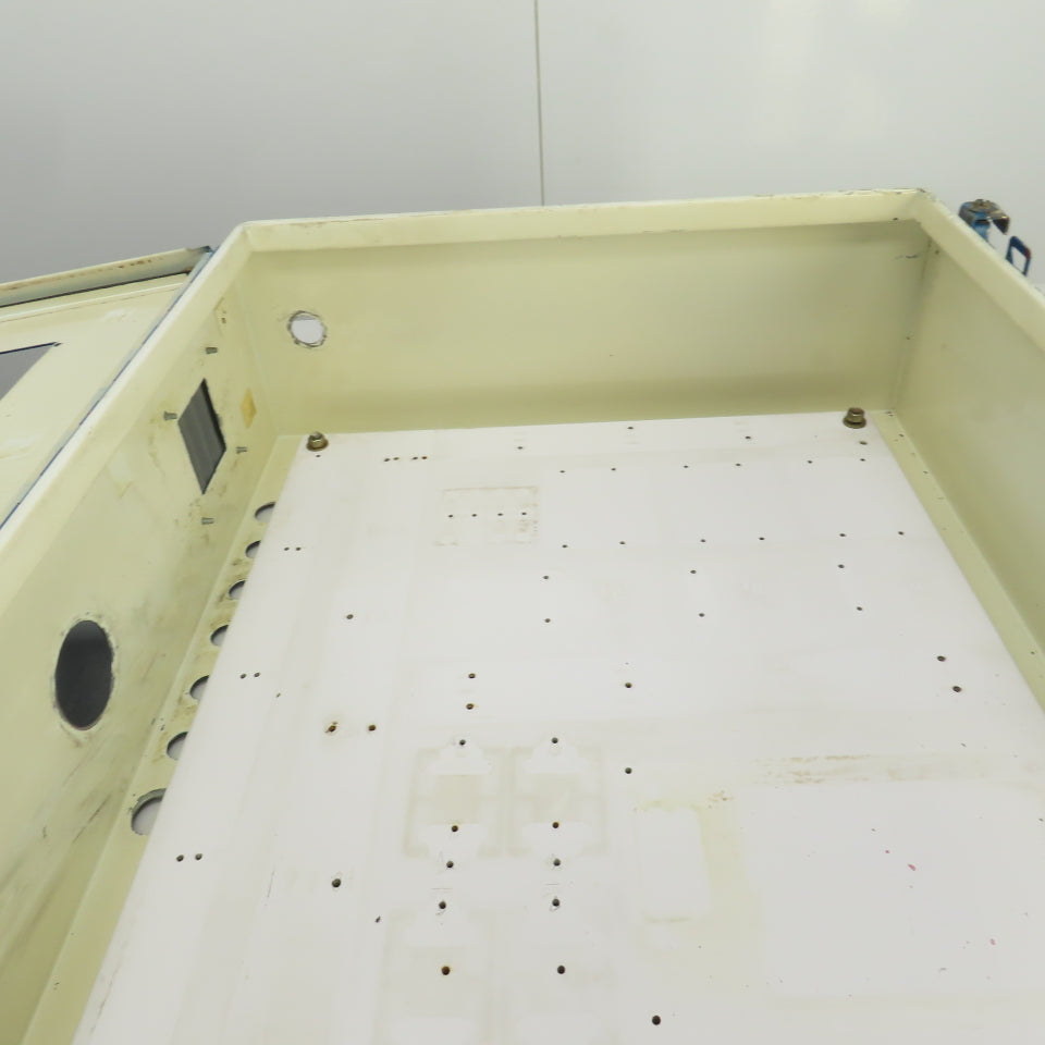 Hoffman 30" x 24" x 8" Wall Mount Electrical Enclosure W/Backplate & Hinged Door