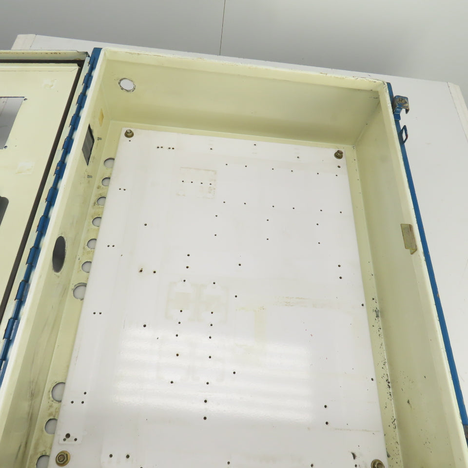 Hoffman 30" x 24" x 8" Wall Mount Electrical Enclosure W/Backplate & Hinged Door